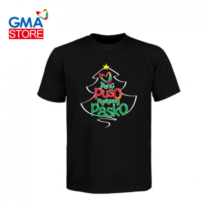 GMA Christmas Station ID 2020: Isang Puso Ngayong Pasko T-SHIRT BLACK