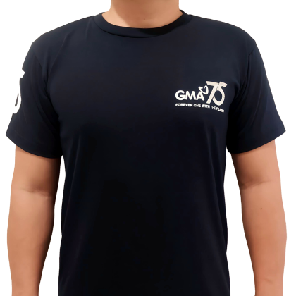 GMA 75TH ANNIVERSARY DRIFIT SHIRT BLACK
