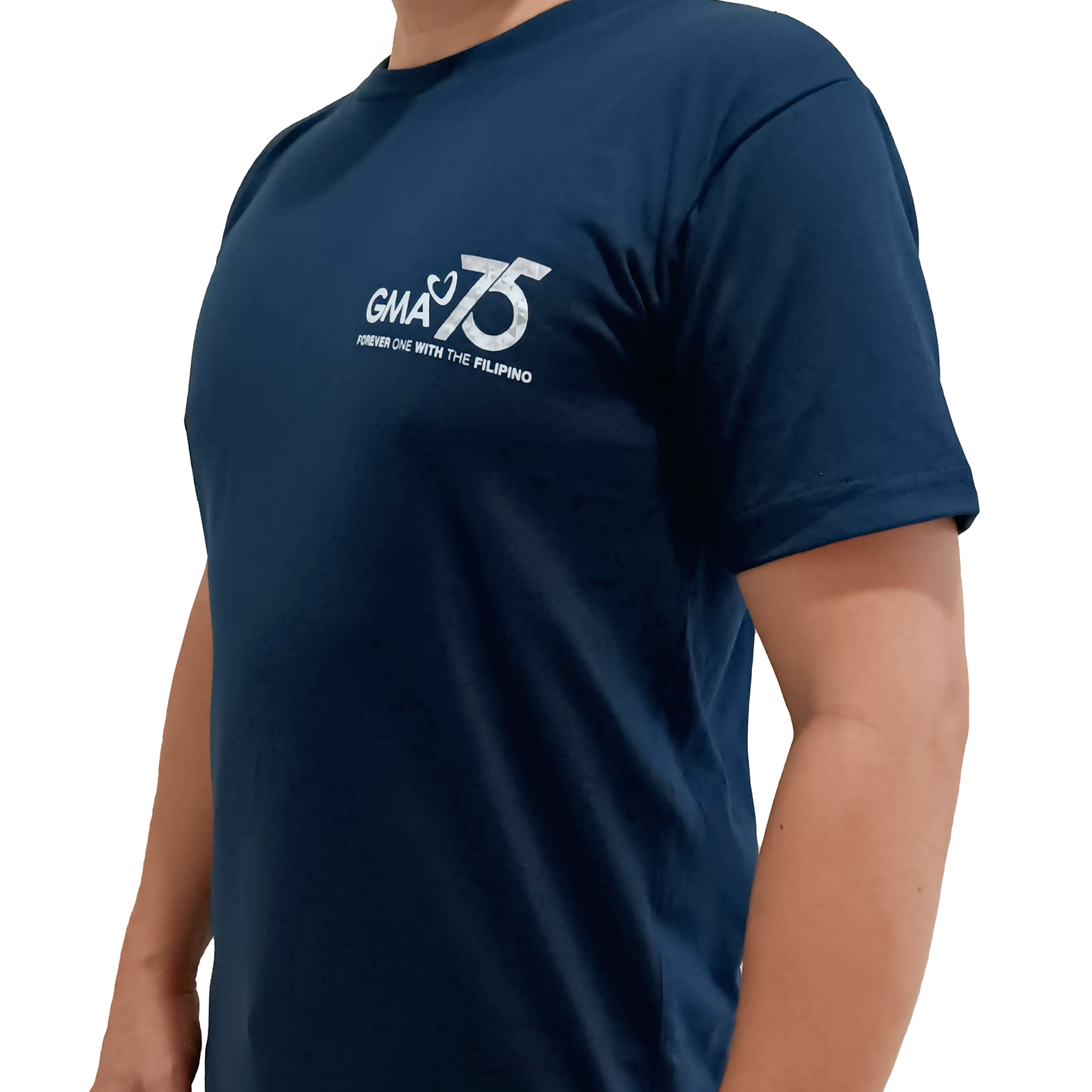 GMA 75TH ANNIVERSARY T-SHIRT NAVY BLUE